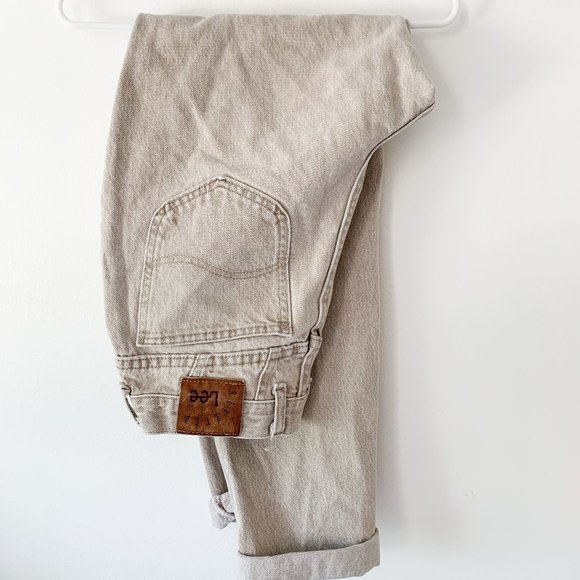 Lee Denim - Beige Lee Mom Jeans